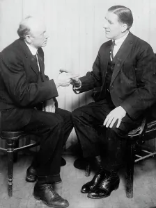 Fitzsimmons and Corbett Boxing Print