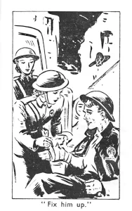 Auxiliary Fire Service Prints: Fix him up. 1940