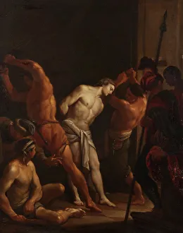 Flagellation Of Christ Prints: The Flagellation of Christ. Creator: Unknown