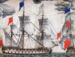 Flagship Goto Predestinatsia (The Providence of God) built by Peter the Great at Voronezh, 1700 Flagship Goto Predestinatsia (The Providence of God) built by Peter the Great at Voronezh, 1700