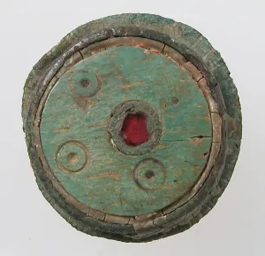 Late Roman Flat Circular Button Print, 7th Century