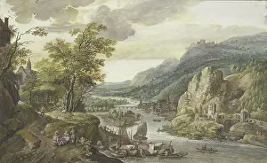 Heritage Art Centre Collection Prints: Flat landscape. Creator: Gerrit van Battem