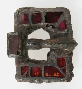 Flat Rectangular Buckle Print, Frankish, 5th-6th century