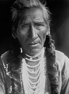 American Indian Heritage Images Prints: Flathead type, c1910. Creator: Edward Sheriff Curtis