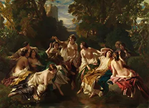 Florinda, 1853. Creator: Franz Xaver Winterhalter Florinda, 1853. Creator: Franz Xaver Winterhalter