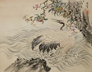 Flowers and Birds, 19th century. Creator: Taki Katei Flowers and Birds, 19th century. Creator: Taki Katei