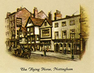 Grade II Listed Buildings UK Prints: The Flying Horse, Nottingham, 1936. Creator: Unknown