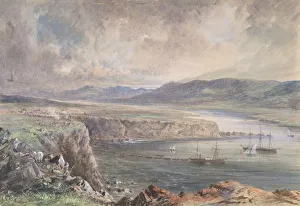 Foilhummerum Bay Print: Laying the Earth Wire, 1865-66