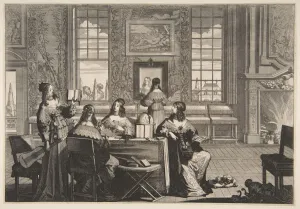 Abraham Bosse's The Foolish Virgins Conversing, 1635 Print