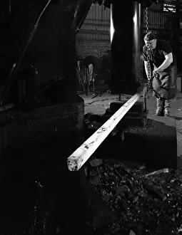 Michael Walters Photography UK Prints: Forging at J Beardsley, Sheffield, South Yorkshire, 1966. Artist: Michael Walters