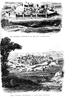 Black And White Castle Pictures Prints: Fortifications, c1880