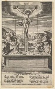 The Fountain of Life, before 1604. Creator: Antonius Wierix The Fountain of Life, before 1604. Creator: Antonius Wierix