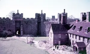 British Castles Prints: Framlingham Castle, Suffolk, c1955. Creator: Arthur Charles Kirby Ware