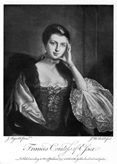 Frances, Countess of Essex, 1757, (1905). Artist: James McArdell Frances, Countess of Essex, 1757, (1905). Artist: James McArdell