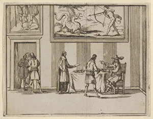 Francesco I d Este Instructing for Alms Print, 1659