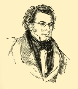 Cigarette Card Miniature Prints: Franz Schubert, (1933). Creator: Unknown