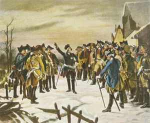 Cigarette Card Album Art Prints: Frederick the Great makes a speech