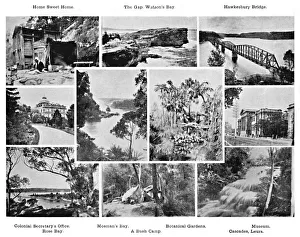 Australian Tourist Attractions Prints: Frontispiece, c1900. Creator: Unknown