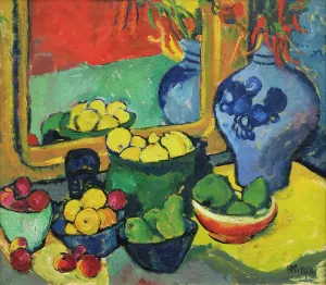 Expressionism Prints: Fruit Print, 1910 Oil on Canvas Reproduction