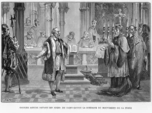 Images Dated 30th August 2005: Galileo facing the Inquisition, Rome, 1633 (1870)