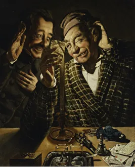 Gamblers by Candlelight Print, Muzeum Narodowe Collection