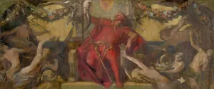 Gambrinus Print, Study for Decorative Panel