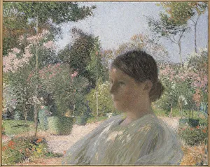In the Garden, ca 1904. Creator: Martin, Henri (1860-1943) In the Garden, ca 1904. Creator: Martin, Henri (1860-1943)