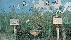Garden. Fresco from The House of the Golden Bracelet (Casa del Bracciale d'Oro), 1st H
