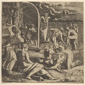 The Garden of Pomona, 1540-56. Creator: Leon Davent The Garden of Pomona, 1540-56. Creator: Leon Davent