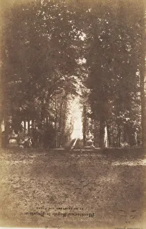 Salted Paper Print Technique Prints: [Gardens of the Chateau de Saint-Cloud], ca. 1853. Creator: Louis-Remy Robert