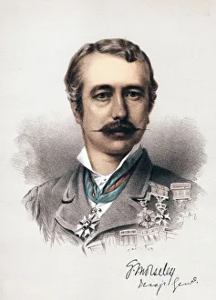 Garnet Joseph Wolseley, Viscount Wolseley, Irish-born British soldier, c1880 Garnet Joseph Wolseley, Viscount Wolseley, Irish-born British soldier, c1880