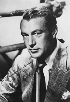 Gary Cooper, American film actor, 20th century Gary Cooper, American film actor, 20th century