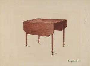 General Cass Table, c. 1936 Print by Eugene Croe