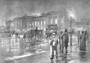 The General Post Office - Night, 1891. Artist: William Luker The General Post Office - Night, 1891. Artist: William Luker
