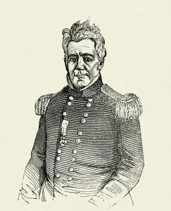 Black And White Military Portrait Prints: General Towson, 1849. Creator: Unknown