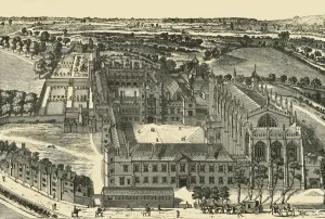 Berkshire England Landmarks Prints: General View of Eton College, 1911. Creator: Unknown