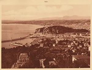 Old Town Nice France Prints: General View of Nice, 1930. Creator: Unknown