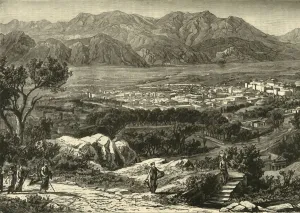 General View of Sparta, Restored, 1890. Creator: Unknown General View of Sparta, Restored, 1890. Creator: Unknown
