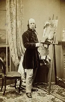 British Artist Portrait Prints: George Lance. Creator: Maull & Polyblank