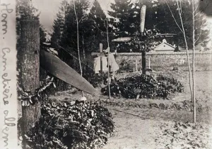 Black And White Cemetery Photos Prints: German cemetery, c1914-c1918