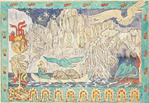 The Giants Lair. Artist: Munthe, Gerhard (1849-1929) The Giants Lair. Artist: Munthe, Gerhard (1849-1929)