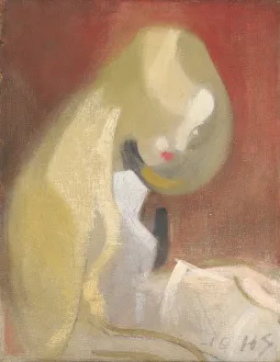 Girl with blond hair, 1916 Girl with blond hair, 1916