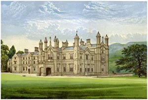 Glanusk Park, Brecknockshire, Wales, home of Baronet Bailey, c1880 Glanusk Park, Brecknockshire, Wales, home of Baronet Bailey, c1880