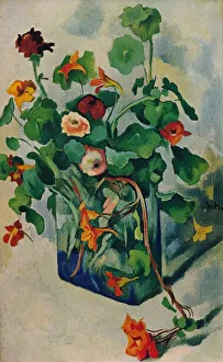 Glass With Cress, c1915. Artist: Heinrich Nauen Glass With Cress, c1915. Artist: Heinrich Nauen
