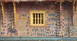 Glass Mosaics in the Wat Xieng Thong, Luang Prabang, Laos, 1950s. Artist: Anonymous master Glass Mosaics in the Wat Xieng Thong, Luang Prabang, Laos, 1950s. Artist: Anonymous master