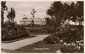 Black And White Monochrome Images Prints: Gleneagles Hotel, c1925