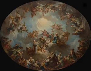 Assumption Of The Blessed Virgin Prints: The Glorification of the Virgin, 1732