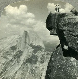 Yosemite Valley Prints: The Glorious Yosemite Valley, from Glacier Point, California, c1930s. Creator: Unknown