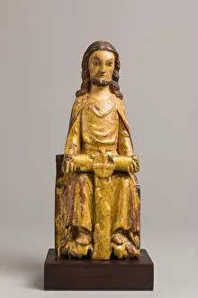 German God of the Trinity Print, ca. 1300