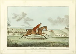 Rural Life In England Prints: Going Along a Slapping Pace, plate one from Indispensable Accomplishments